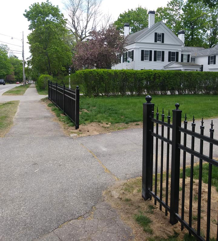 Aluminum Fences Abbott Fence Company in Central Maine